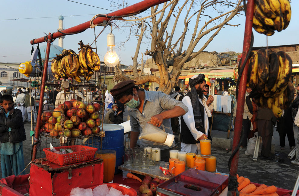 Рынок в центре Кабула