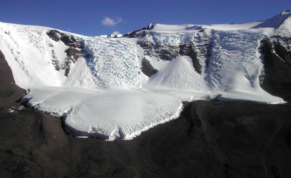 Ледник Паркера Калкина в Антарктиде, фото