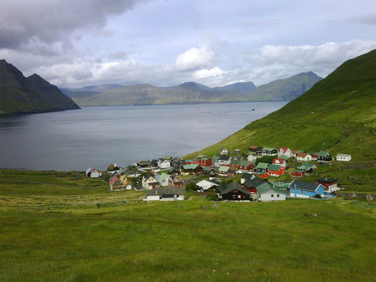 Деревня Фаннингур, фото с фарерских островов