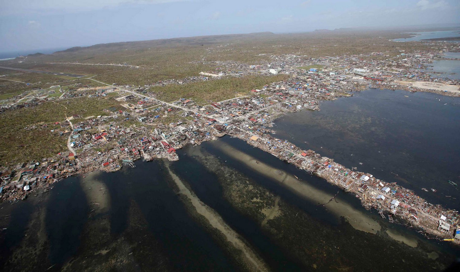 Разрушения в Guiuan