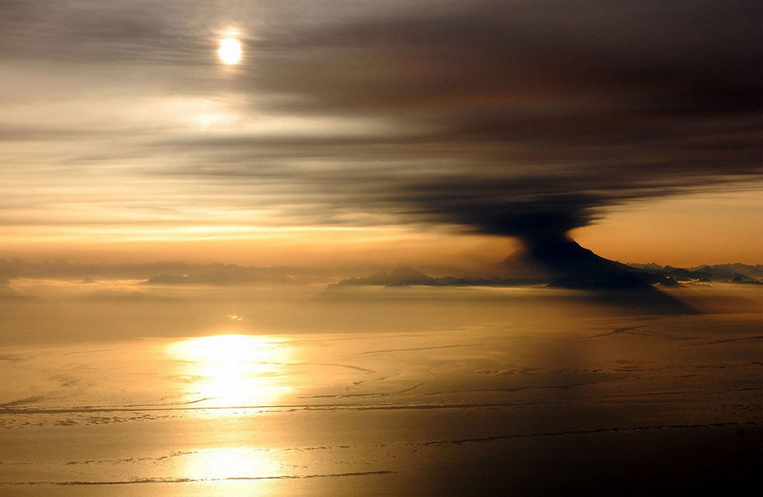 вулкан Редаут на Аляске, фото, Сирия