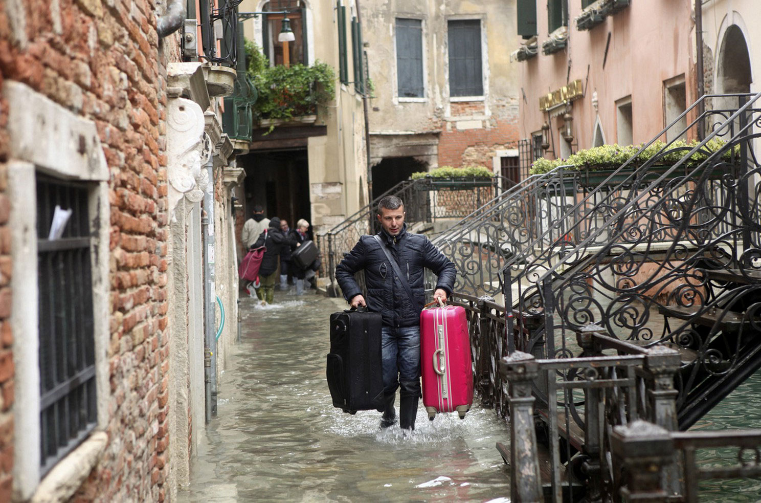 затопленные улицы Венеции