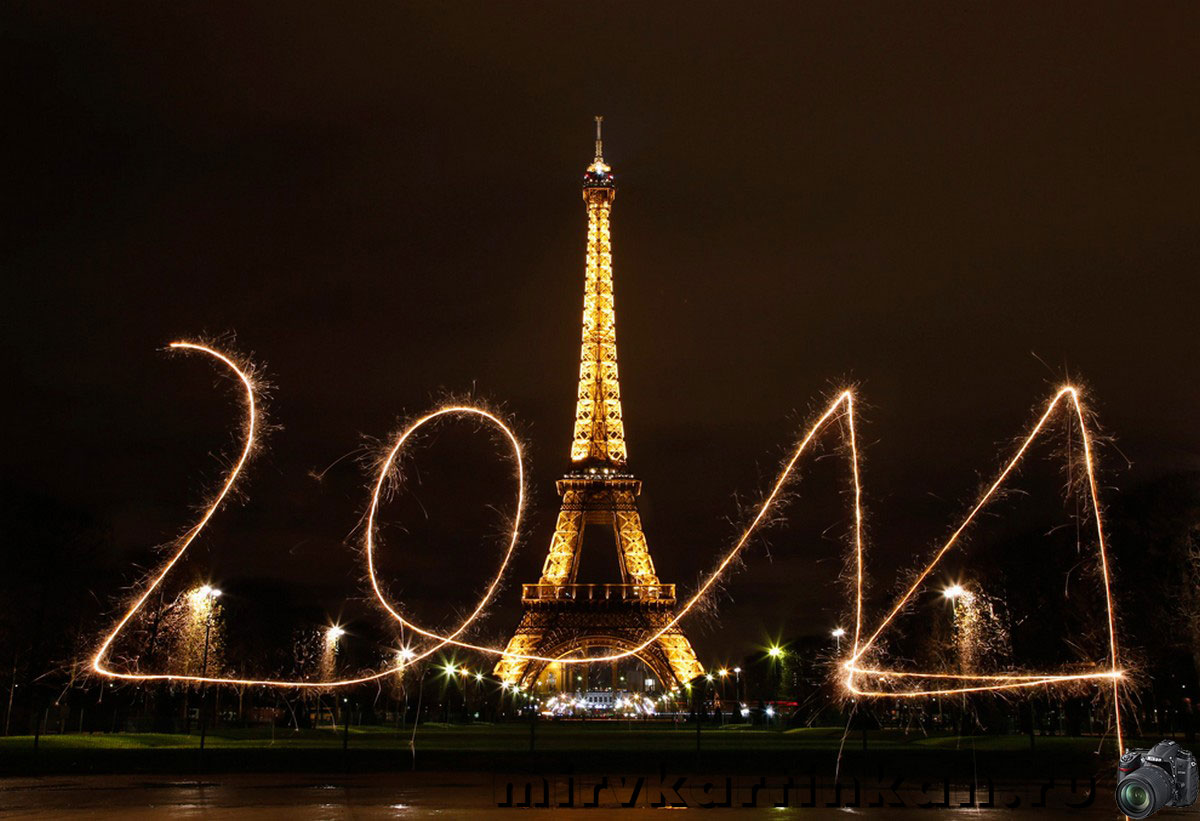 эйфелева башня новый год