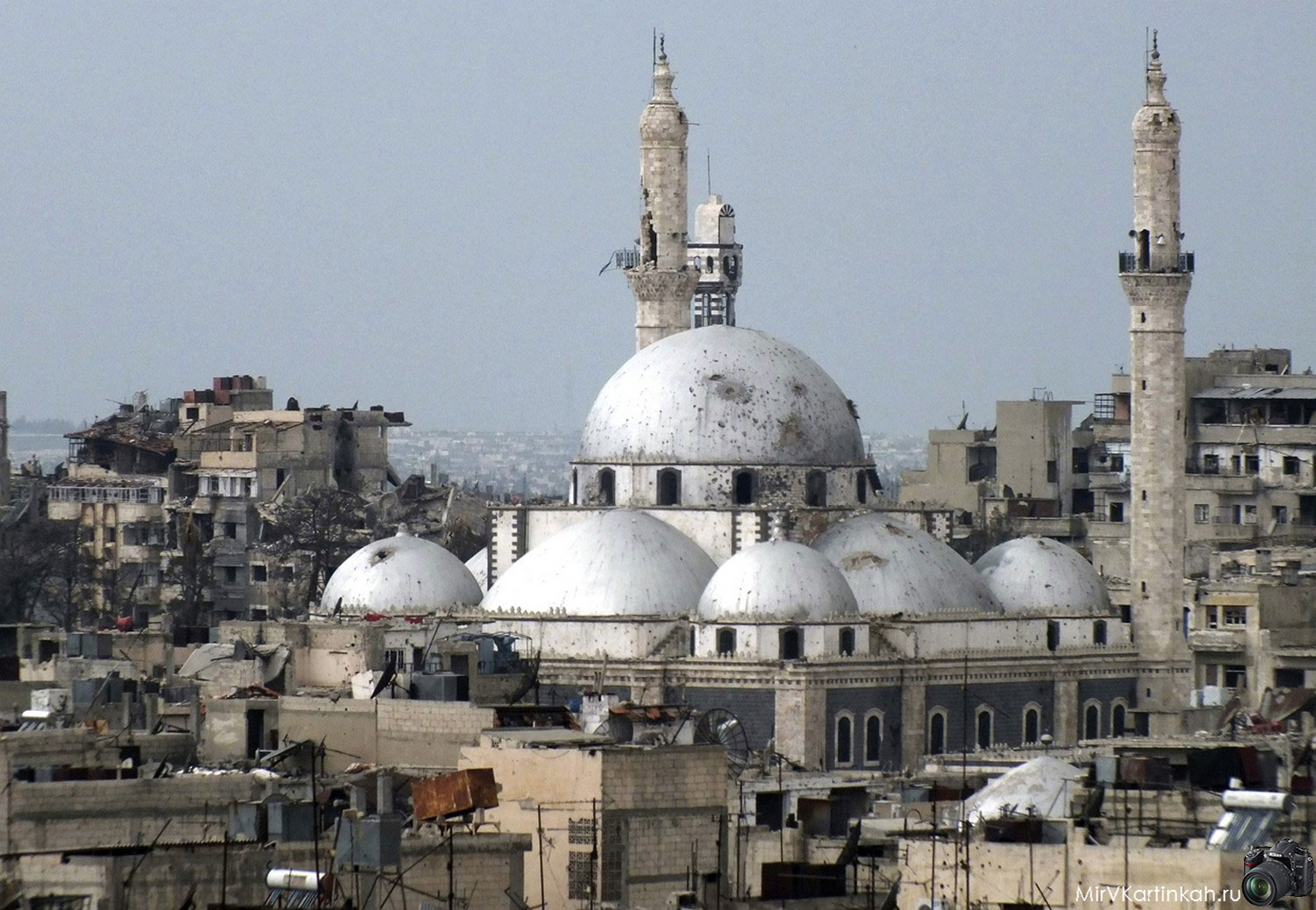 мечеть после обстрела
