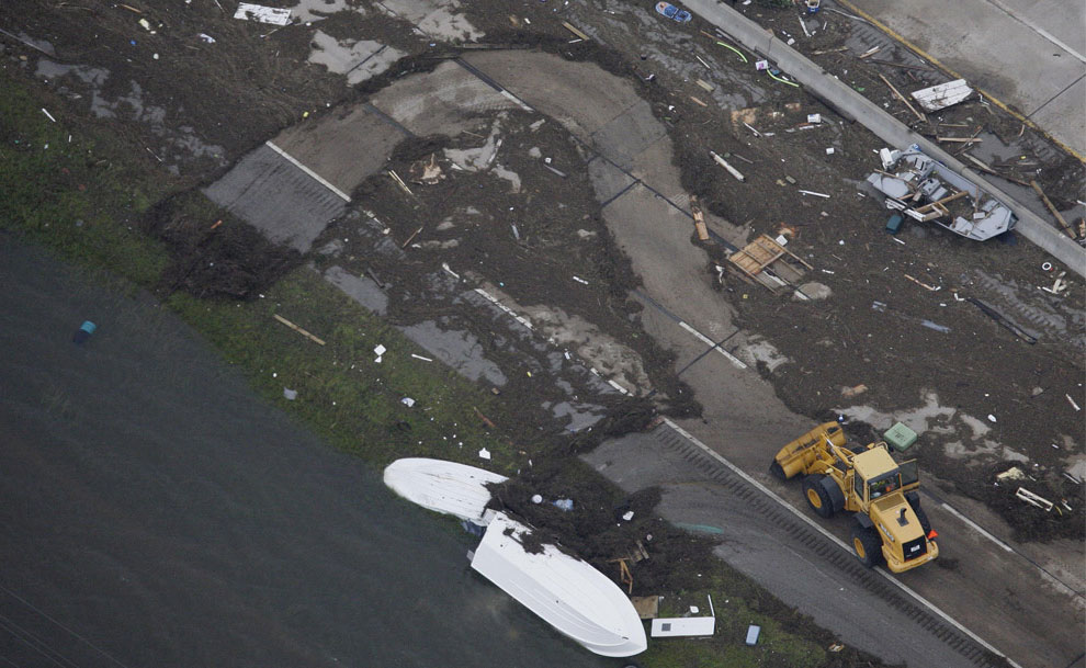 ущерб от урагана Айк, США, фото