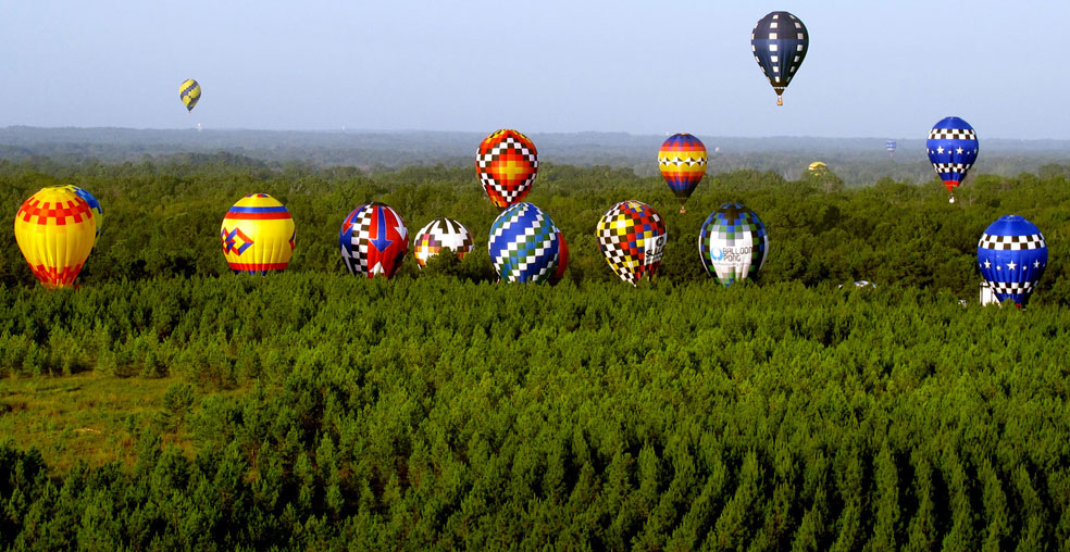 соревнования на воздушных шарах, фото