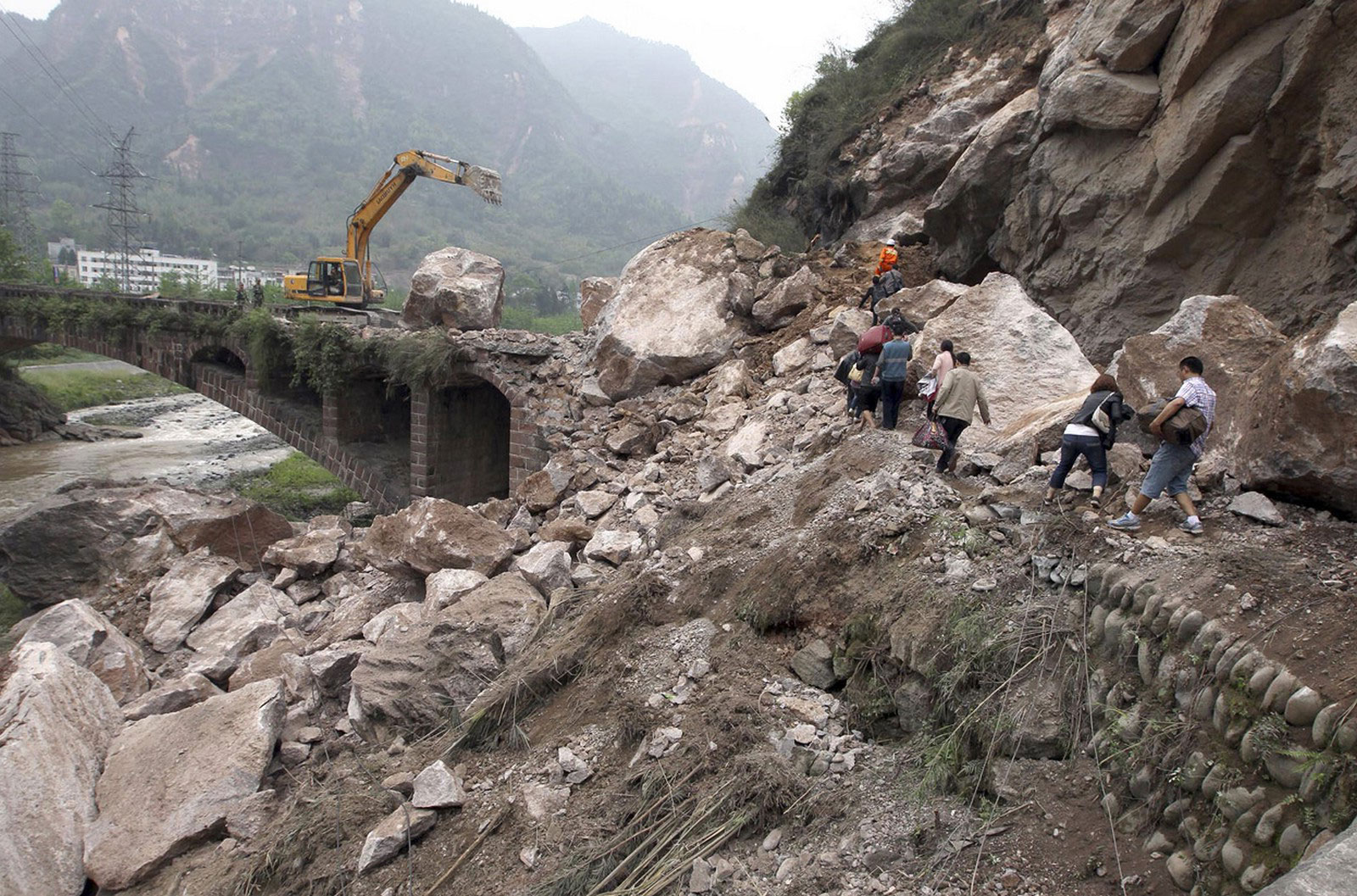 Очаг землетрясения в Китае, фото