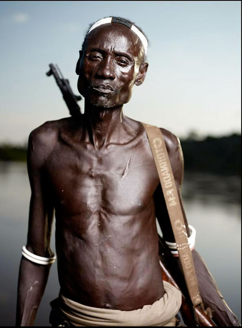 Вождь племени Каро, фото Африка