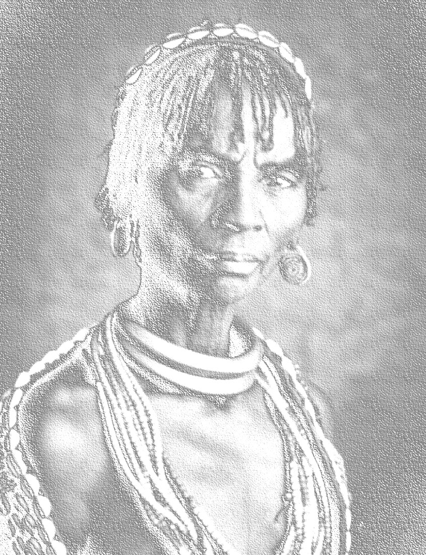 женщина из племени Хамер
