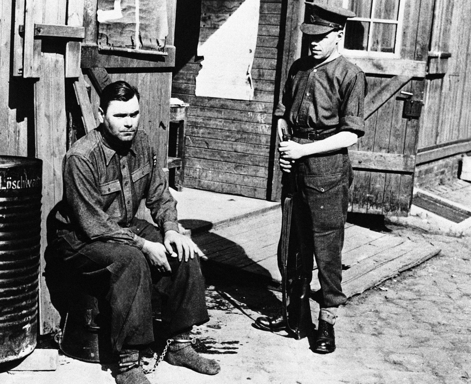 Арест Йозефа Крамера, коменданта концентрационного лагеря