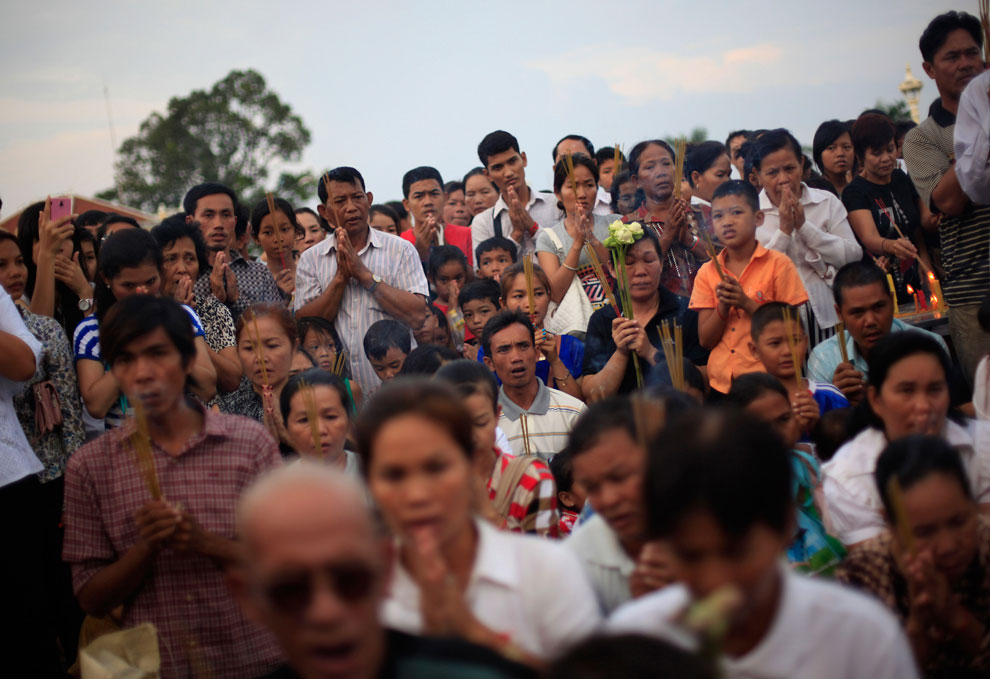 камбоджийцы в Пномпене, фото