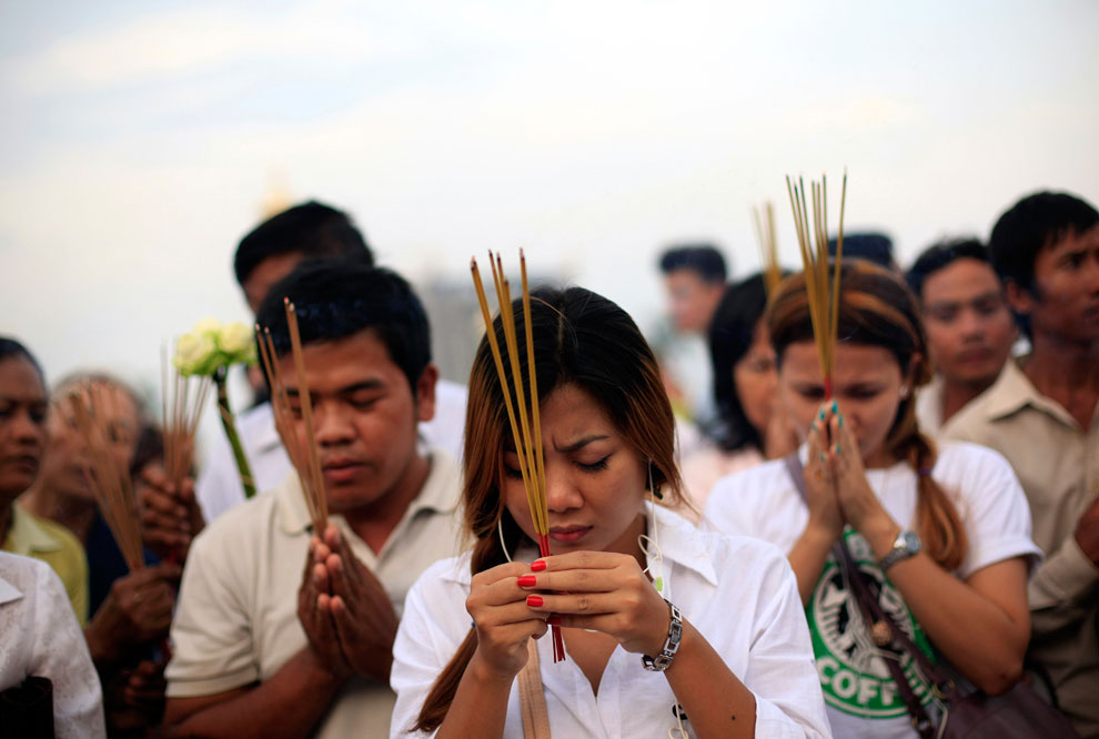 похороны в Пномпене, Камбоджа, фото