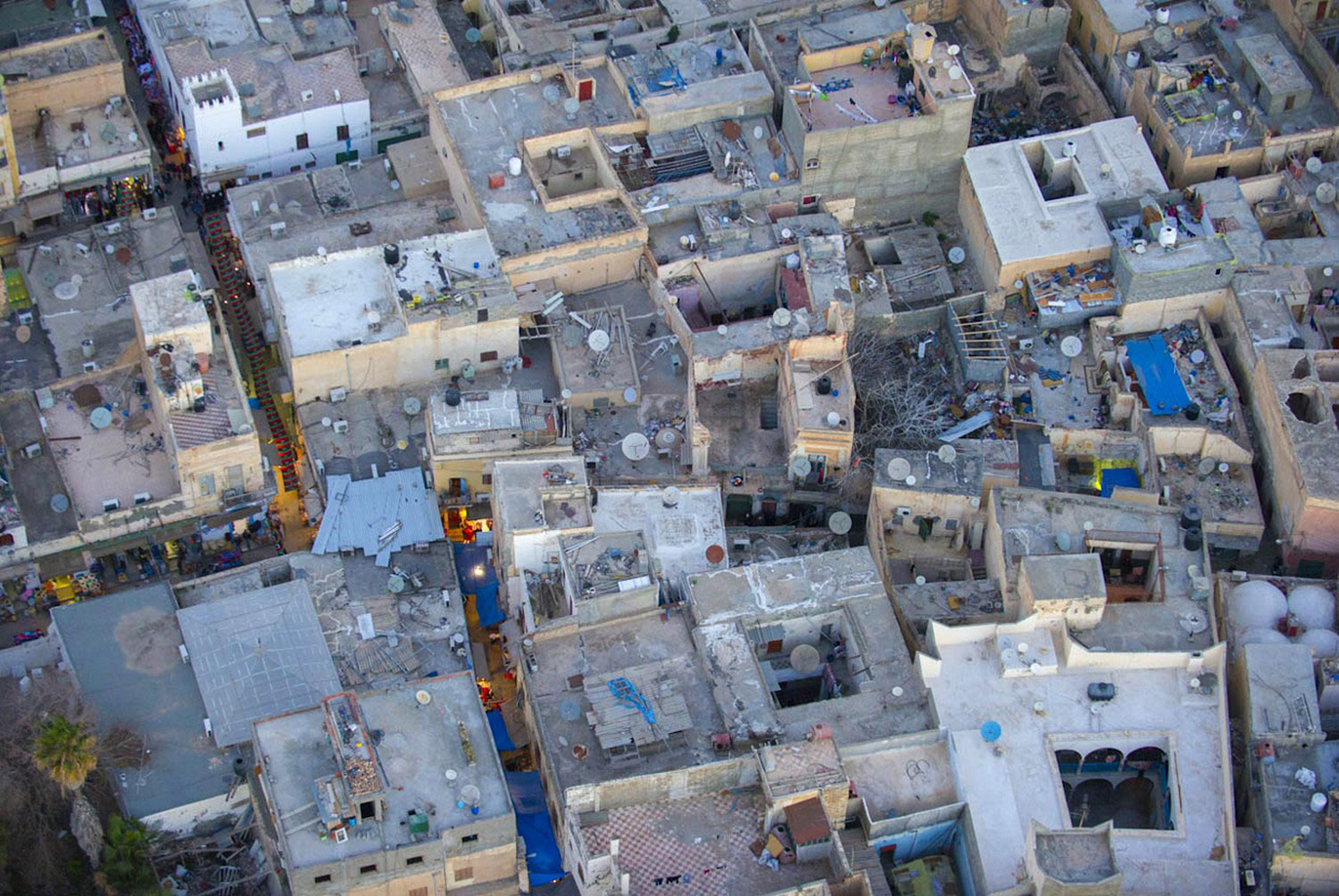 крыши домов в Ливии