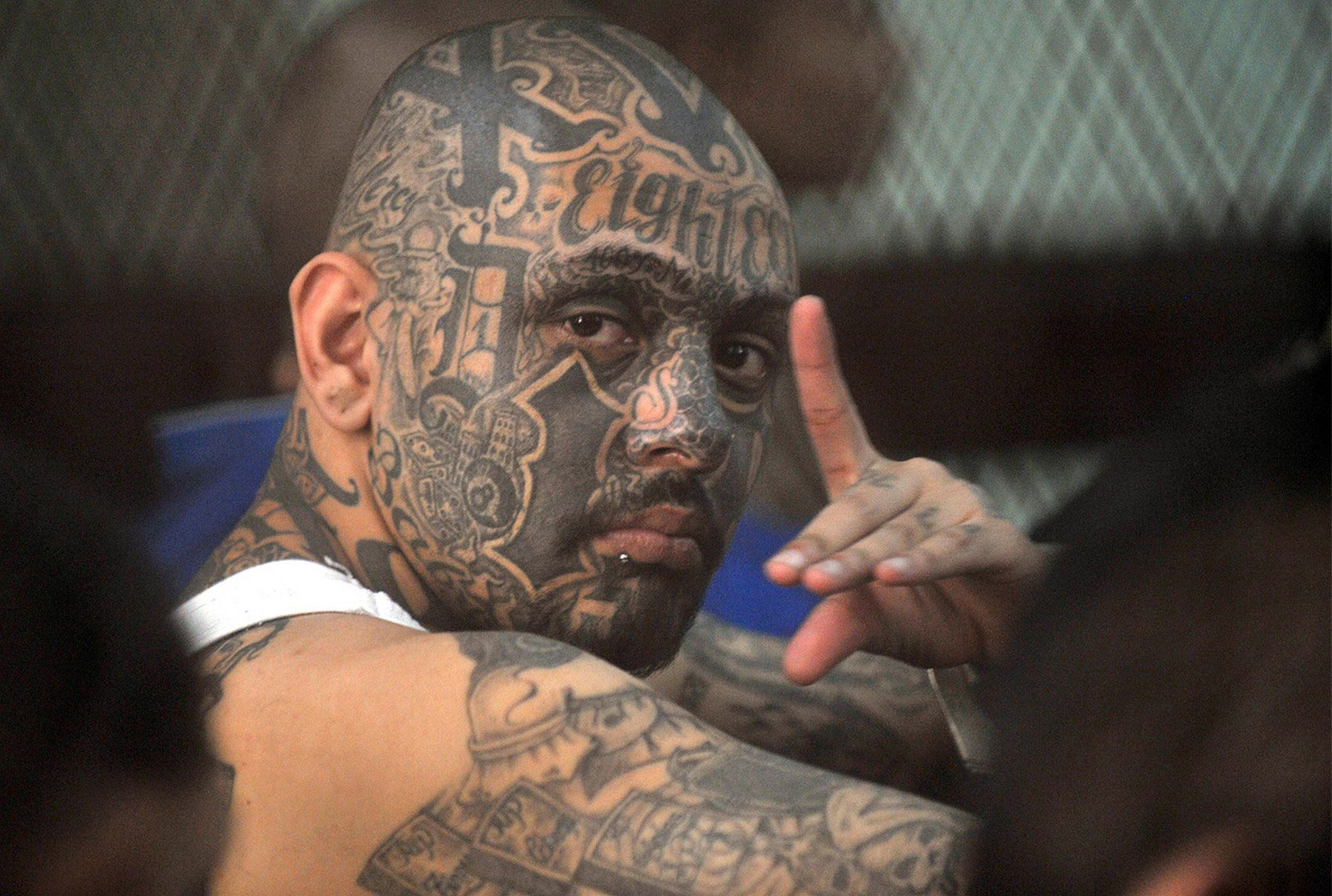 Предводитель уличной банды, фото татуировки